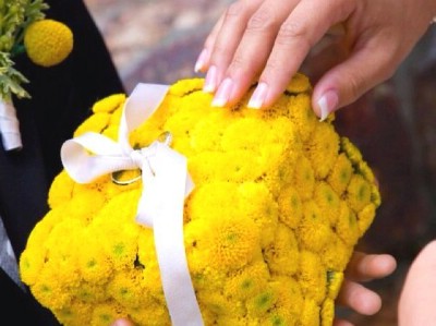 Подушечки для колец из живых цветов Подушечки для колец из живых цветов