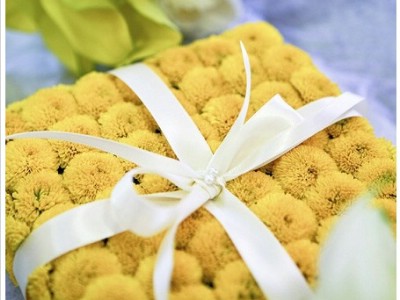 Подушечки для колец из живых цветов Подушечки для колец из живых цветов